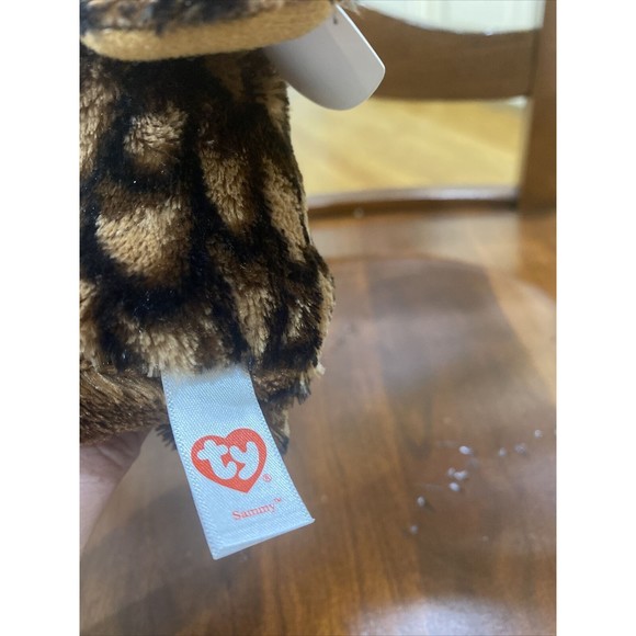 Ty Beanie Boos - SAMMY the Owl (6 Inch) NEW - MINT with MINT TAGS - Picture 6 of 12